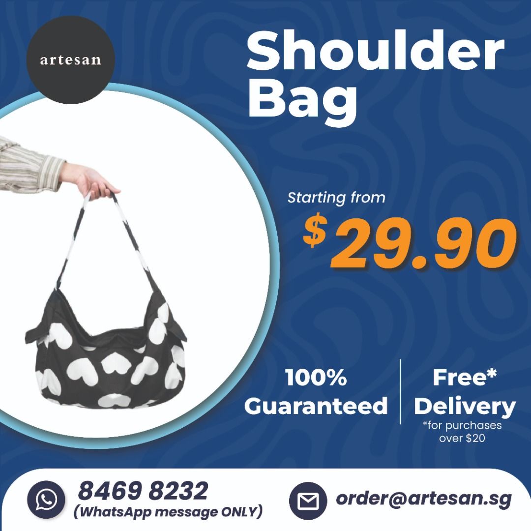 Custom shoulder clearance bag