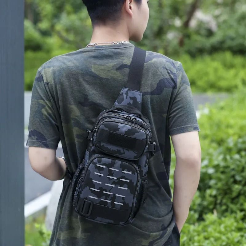 Small Camouflage Tactical Chest Bag Men Women Outdoor Camping