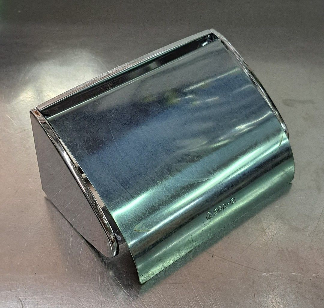 STAINLESS TISSUE PAPER HOLDER Japan (Category: Bathroom & Kitchen Fixtures) located in Manila. Submitted by tonpornel (Listing ID 1289039151, Image 1). Description: Old Stock Ton-Pornel Mercantile • We supply Powertools, Hardware tools, Plumbing, Paints, Electrical and Construction materials • We offer Paint Mixing and Powertools Repair Visit us: 38 Marcos Highway Mayamot, Antipolo City https://maps.google.com/?cid=1384230075759805792&entry=gps S