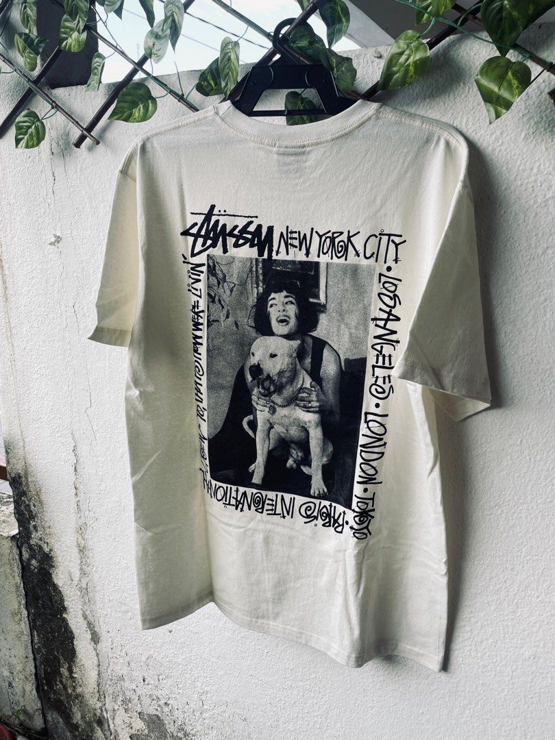 stussy how we re livin pigment dyed tee