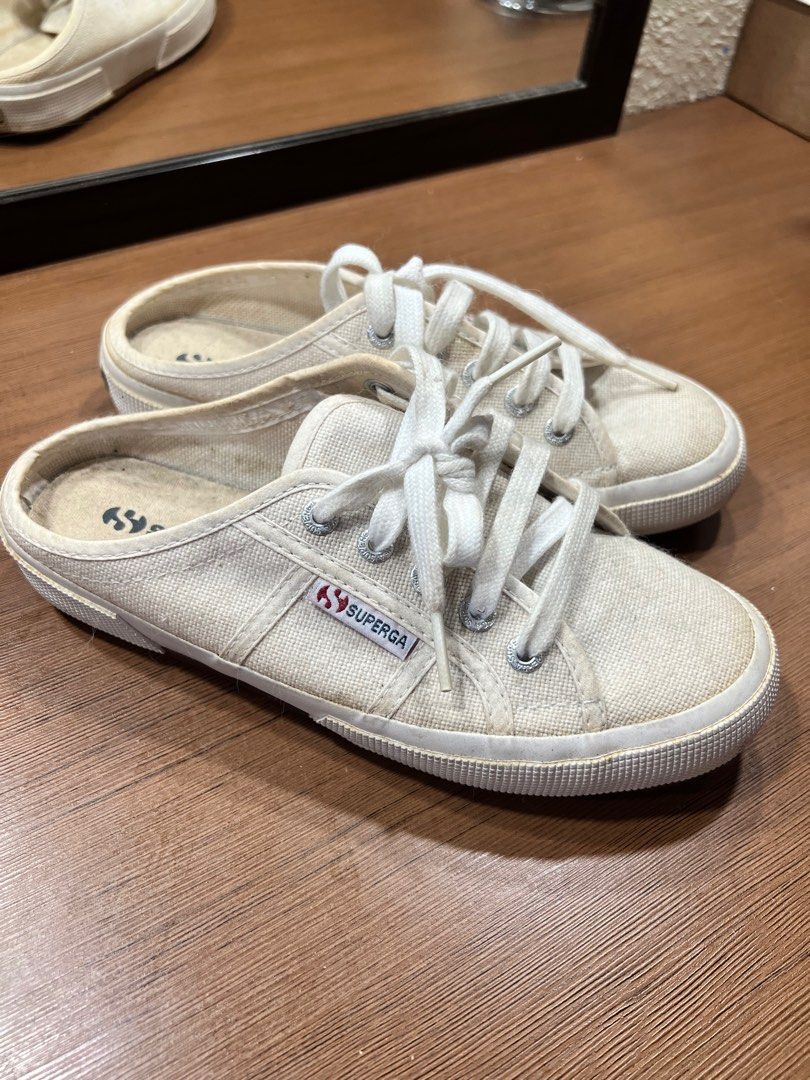 Superga open back sneakers store