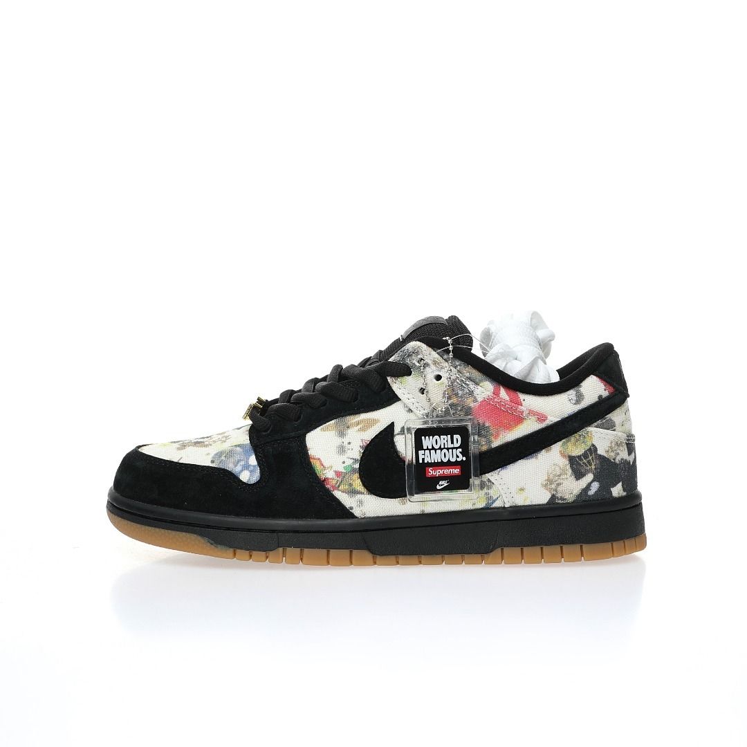 Supreme x Nike SB Dunk Low''Rammellzee'', Men's Fashion, Footwear