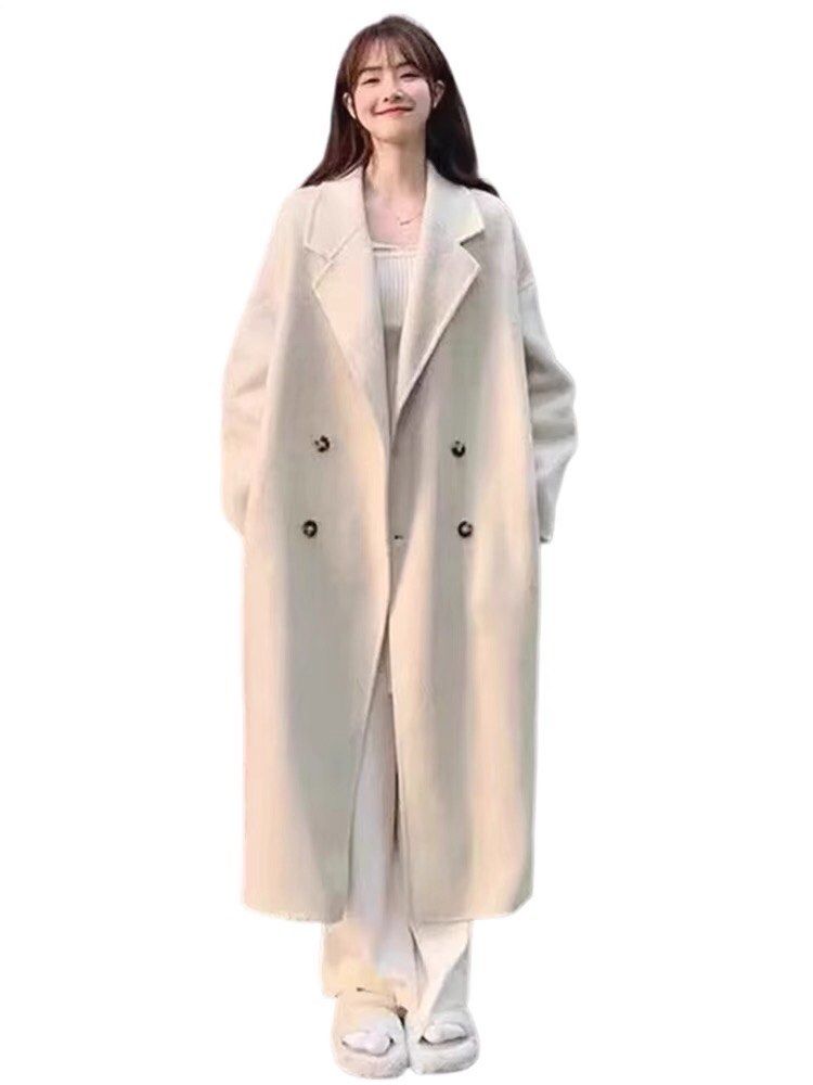 Taobao white winter coat