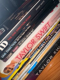 Taylor Swift and One Direction books and magazines (TAKE ALL!! 💚)