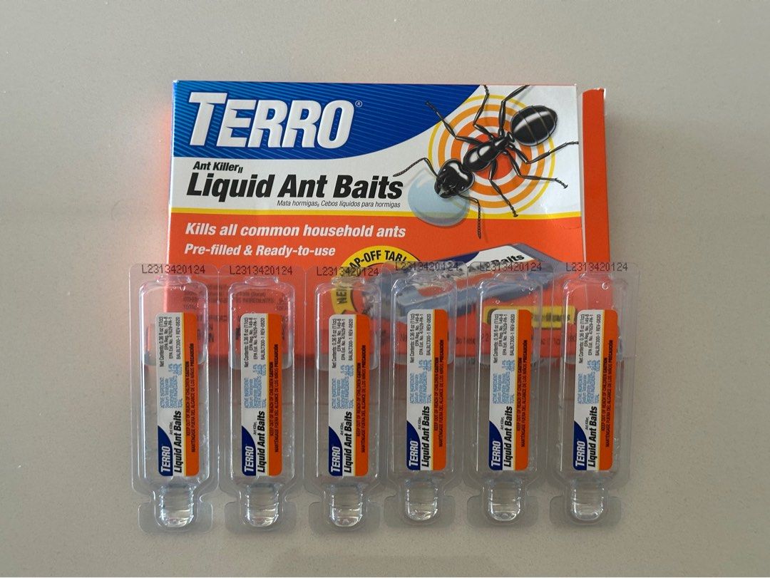 TERRO Liquid Ant Baits, 6 Bait Stations