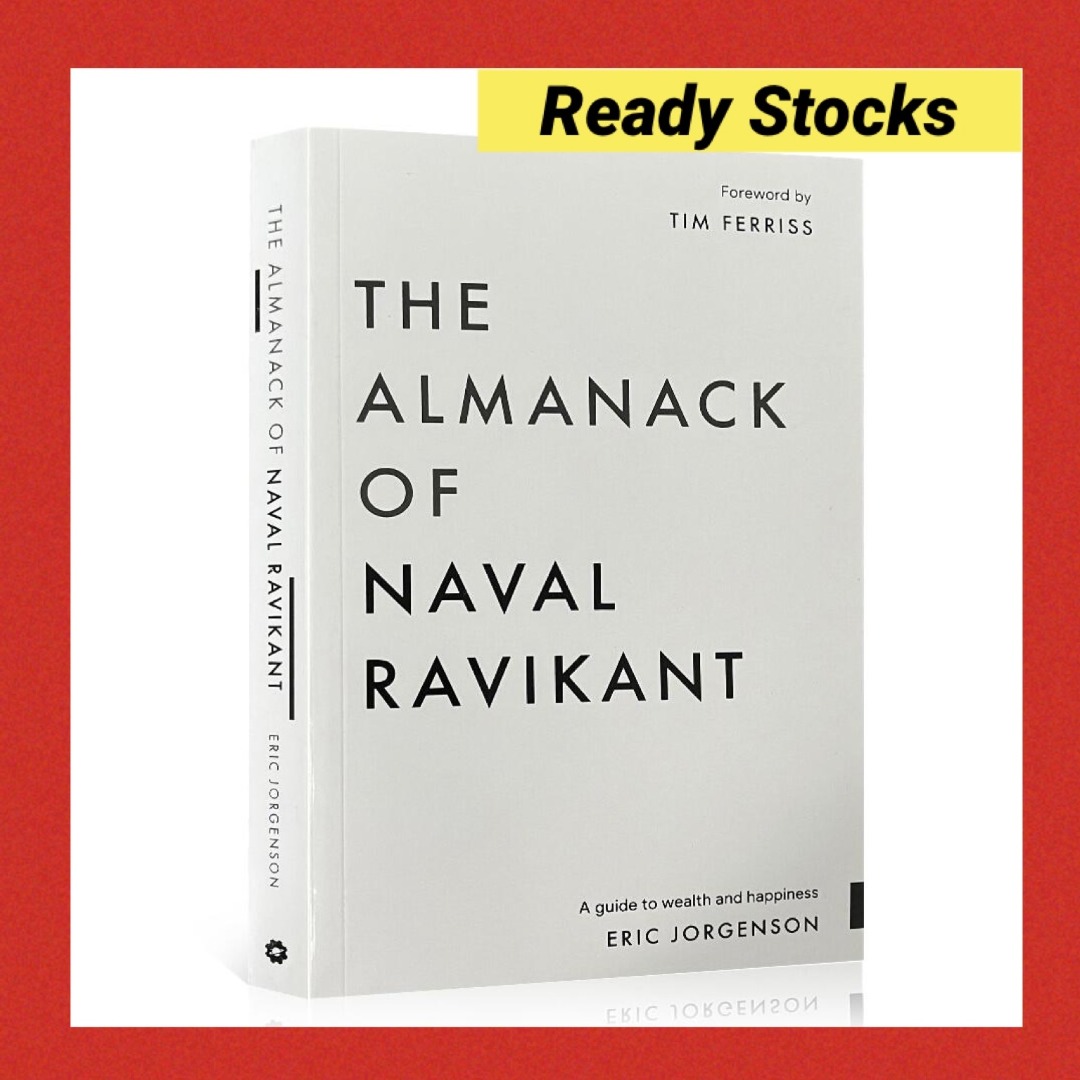 The Almanack of Naval Ravikant By Eric Jorgenson A Guide To Wealth and  Happiness Paperback English Book