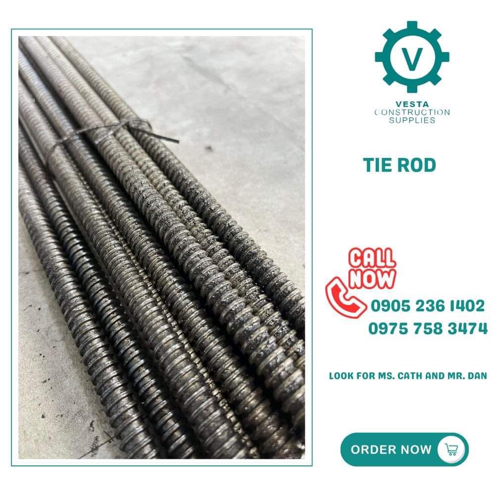 Tie rod (Category: Construction & Building Materials) located in Manila. Submitted by cathvesta_sales (Listing ID 1289152943, Image 1). Description: .