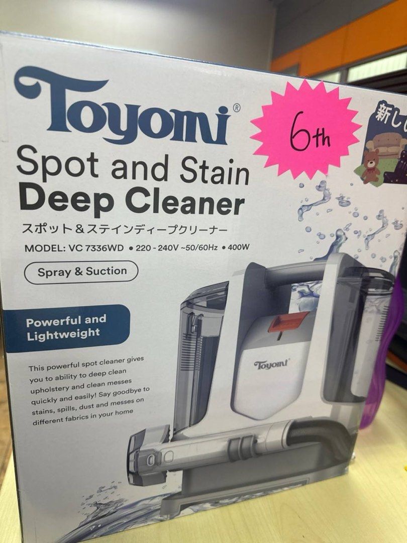 TOYOMI Spot and Stain Deep Cleaner VC 7336WD