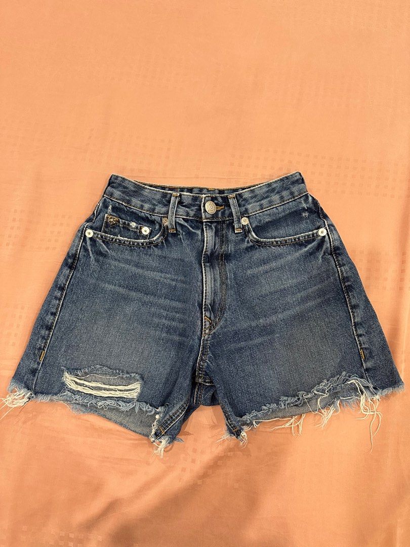 True religion store high waisted shorts