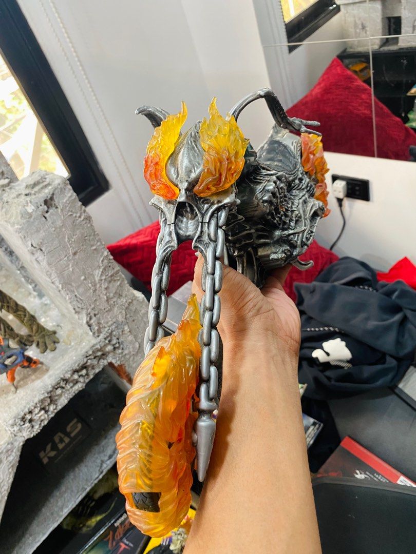 Ghost Rider Flame Rifle Ultimate Ghost Rider & Flame Cycle 1/6Scale (Rare), Hobbies & Toys ...