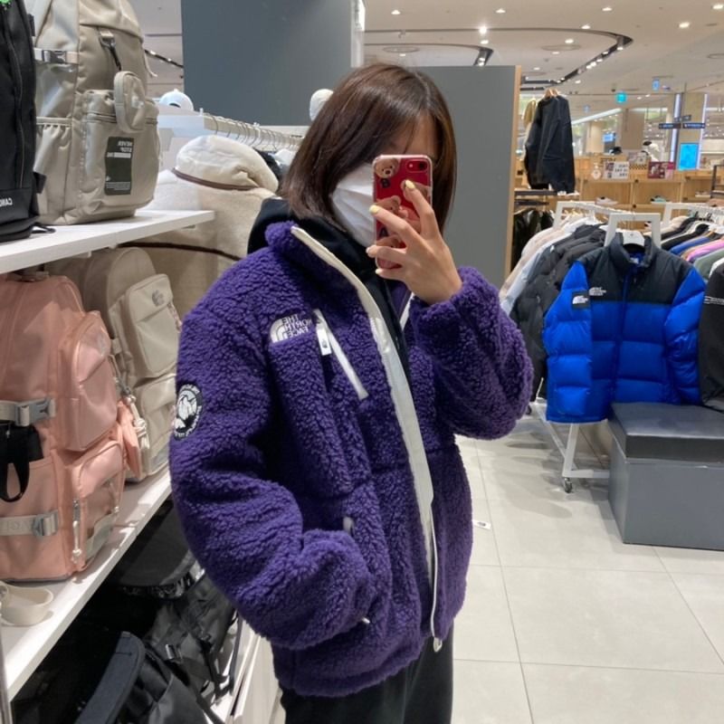 XS TNF The North Face White Label RIMO FLEECE JACKET women men fleece jacket thick winter spring autumn jacket NJ4FM50N