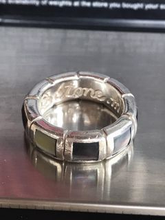 VINTAGE Silver Ring with mother of pearl