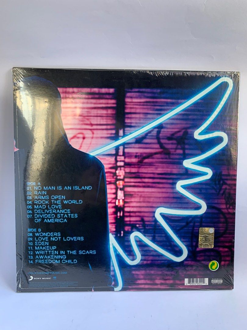 Vinyl Record Plaka The Script Freedom Child (Category: Vinyls) located in Quezon City. Submitted by treasuredcollectibles (Listing ID 1289126138, Image 2). Description: The Script Freedom Child Album Vinyl Record Plaka BRAND NEW SEALED PAYMENT METHOD: GCASH or Bank Transfer .