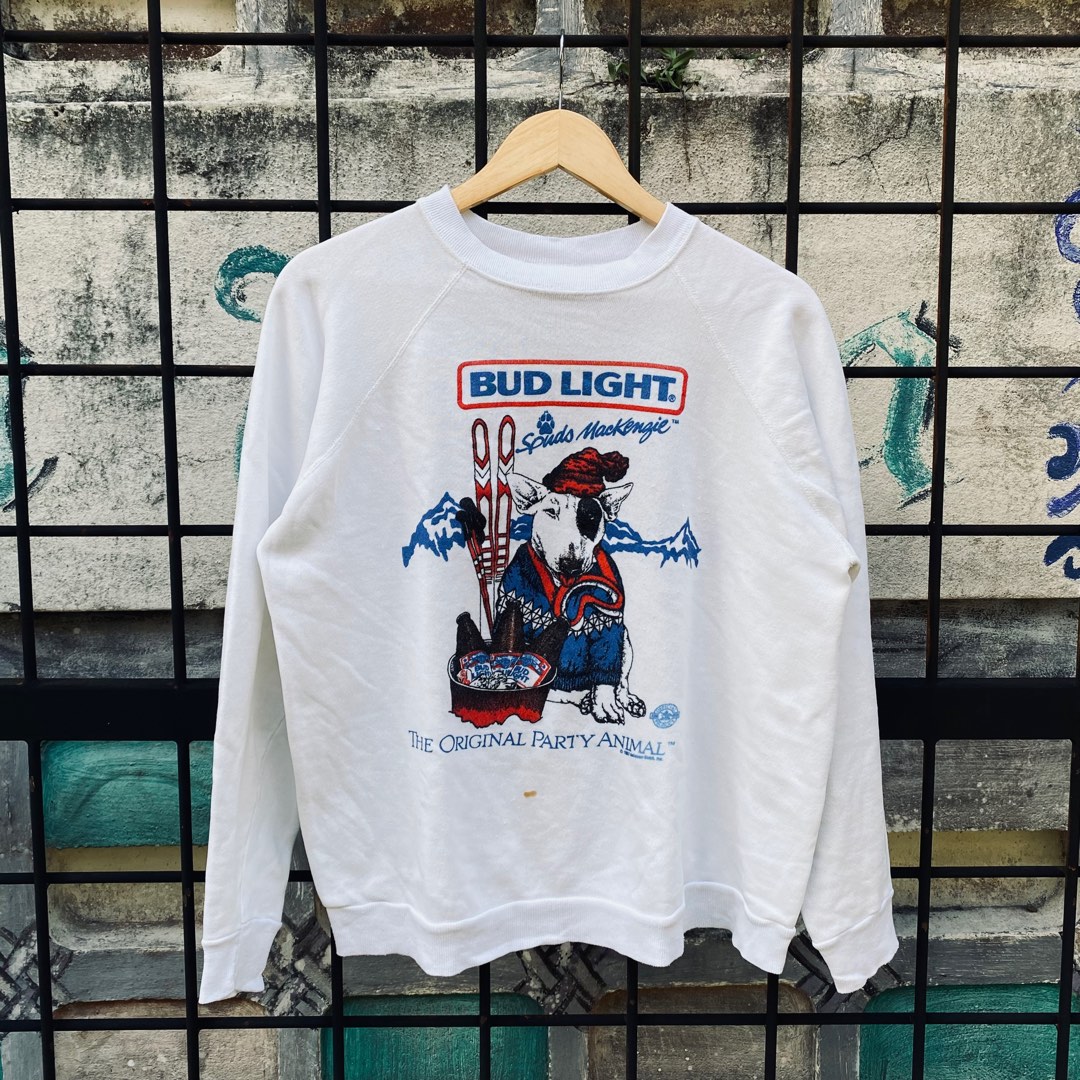 Tie rigiht dye bud light sweatshirt