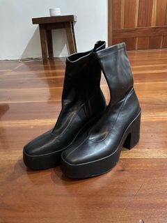 Zara high platform heel boots