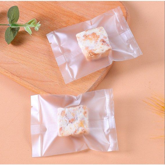 100pcs Matte Frosted Open Top Plain Candy Cookie Bag (Category: Homemade Bakes) located in Malabon City. Submitted by heyitskhen (Listing ID 1289242636, Image 2). Description: Material: Plastic Frosted Matte Package included: 100pcs per pack Xsmall - 5.5x8.5cm-80 pesos Small - 7x10cm-100 pesos Medium - 9x11.5cm-110 pesos Large-10x13.5cm-120 pesos XL-11x15cm-150 pesos.