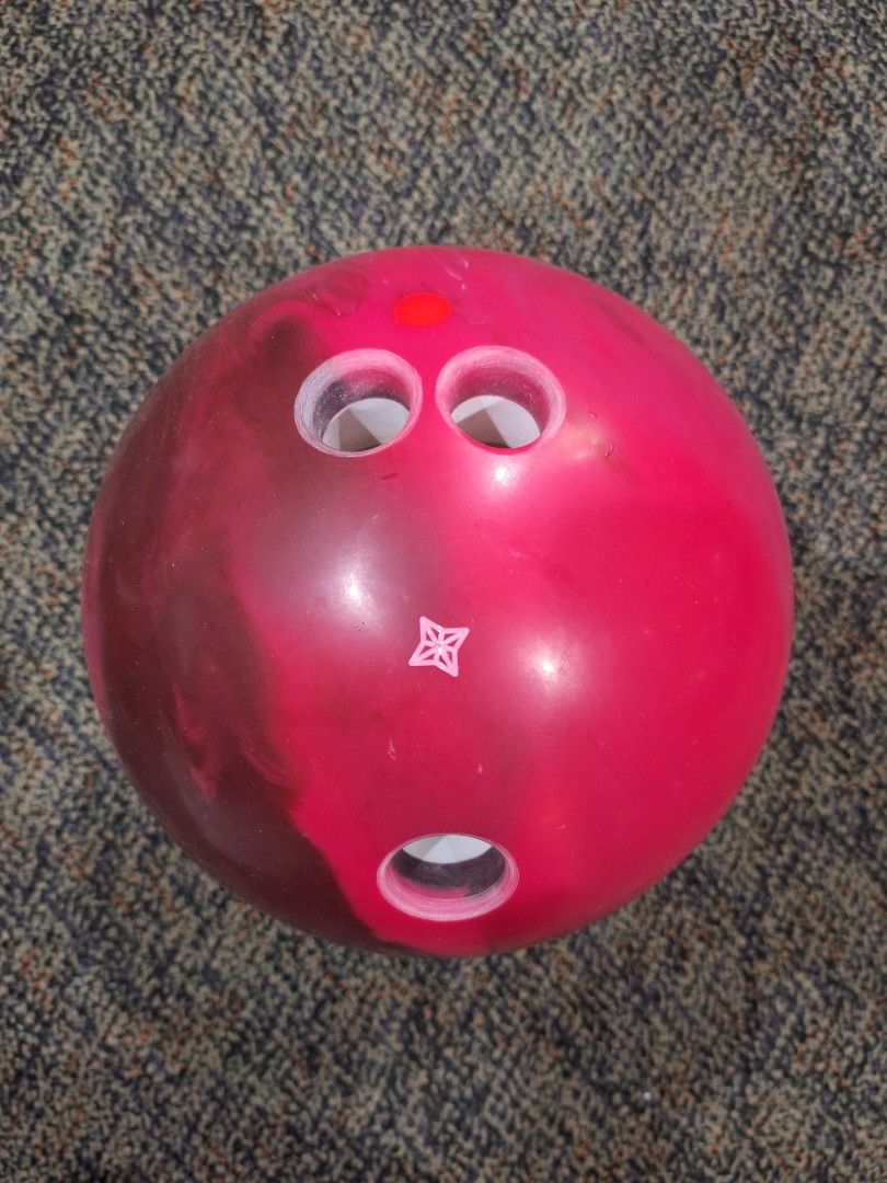 16lbs Hyped Solid Roto Grip Bowling Ball Pre-Drilled, Sports