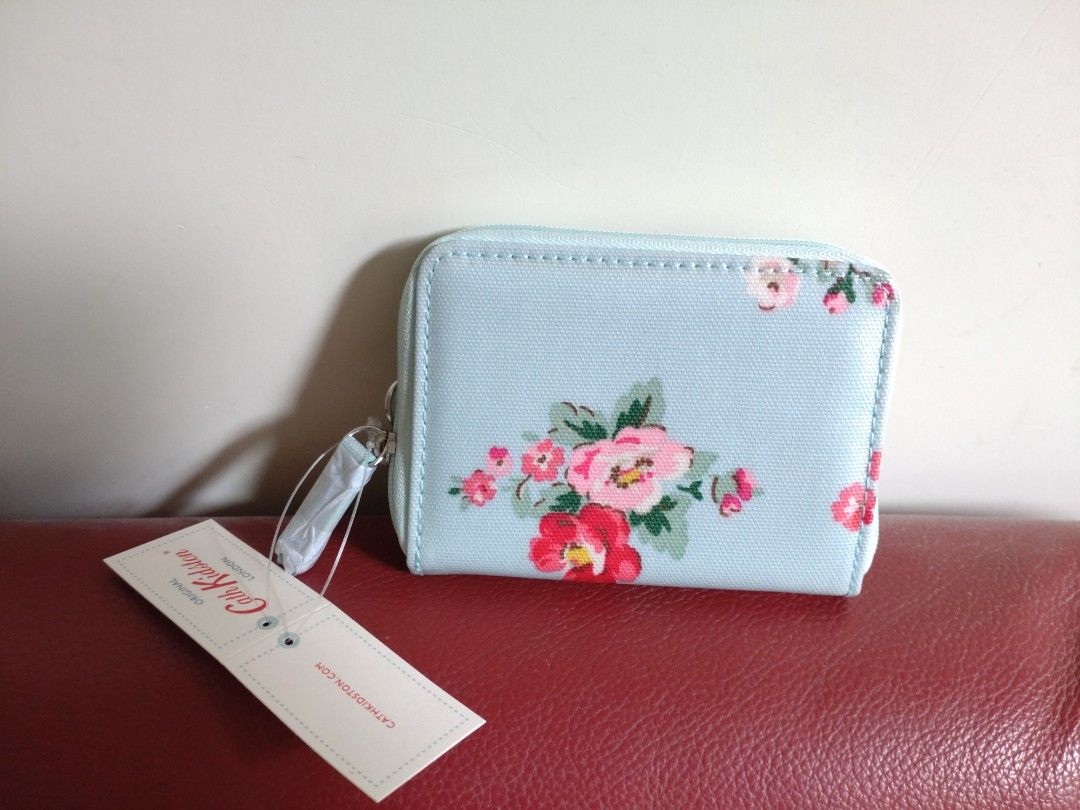 99 Cath Kidston Zipped Travel Purse Islington Light Dpearmint