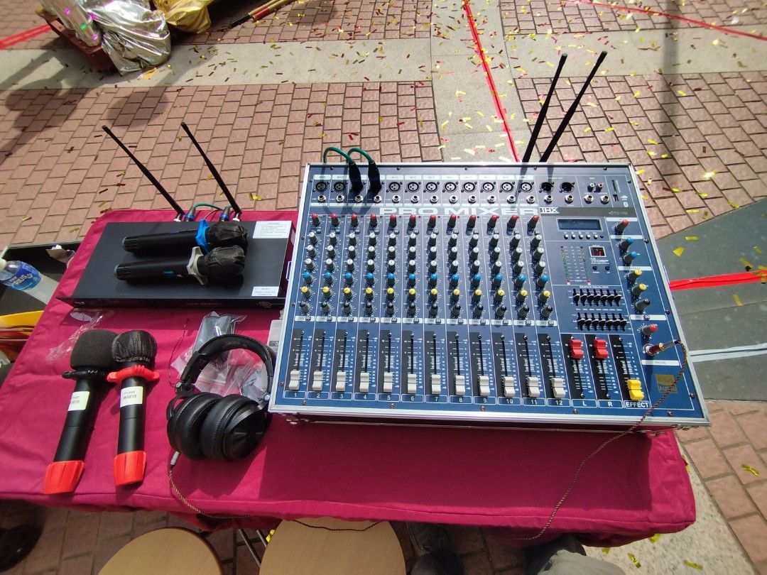 Rental PA System Service 3 Hrs 戶外音響出租連音控人員4 喇叭, 音響器材, Soundbar、揚聲器、藍牙喇叭、耳擴-  Carousell