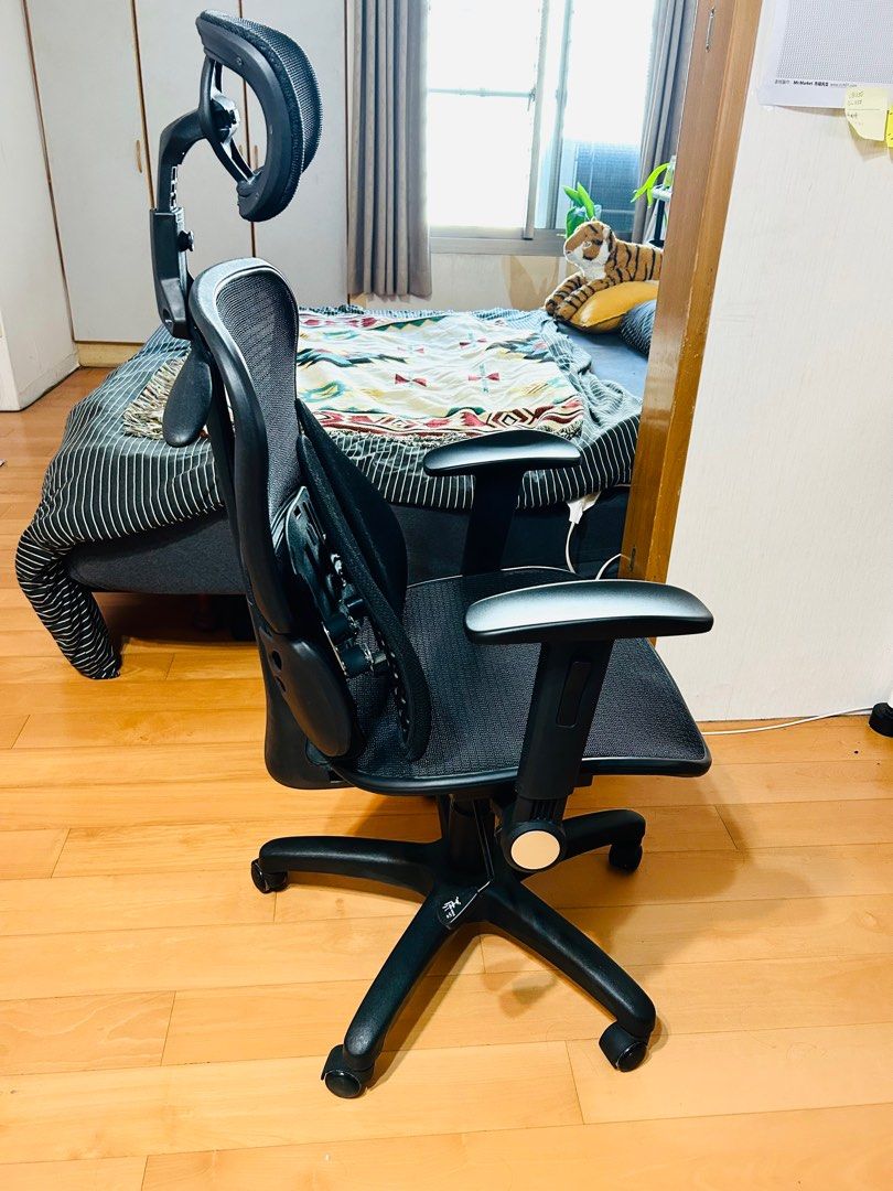 台灣製 電腦椅 透氣椅 主管椅 可往後躺 照片瀏覽 4
