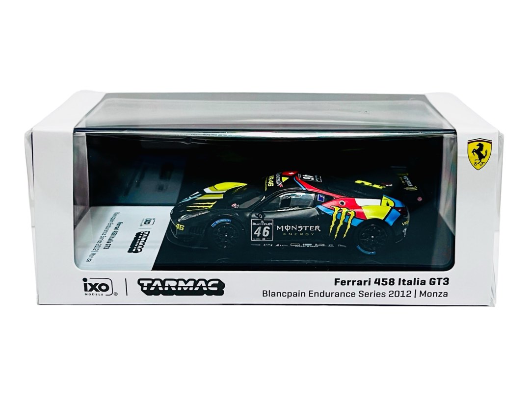 Modellino Tarmac 1/64 Ferrari 458 Italia GT3 – Blancpain Endurance 2012 – Monza – Greenlight
