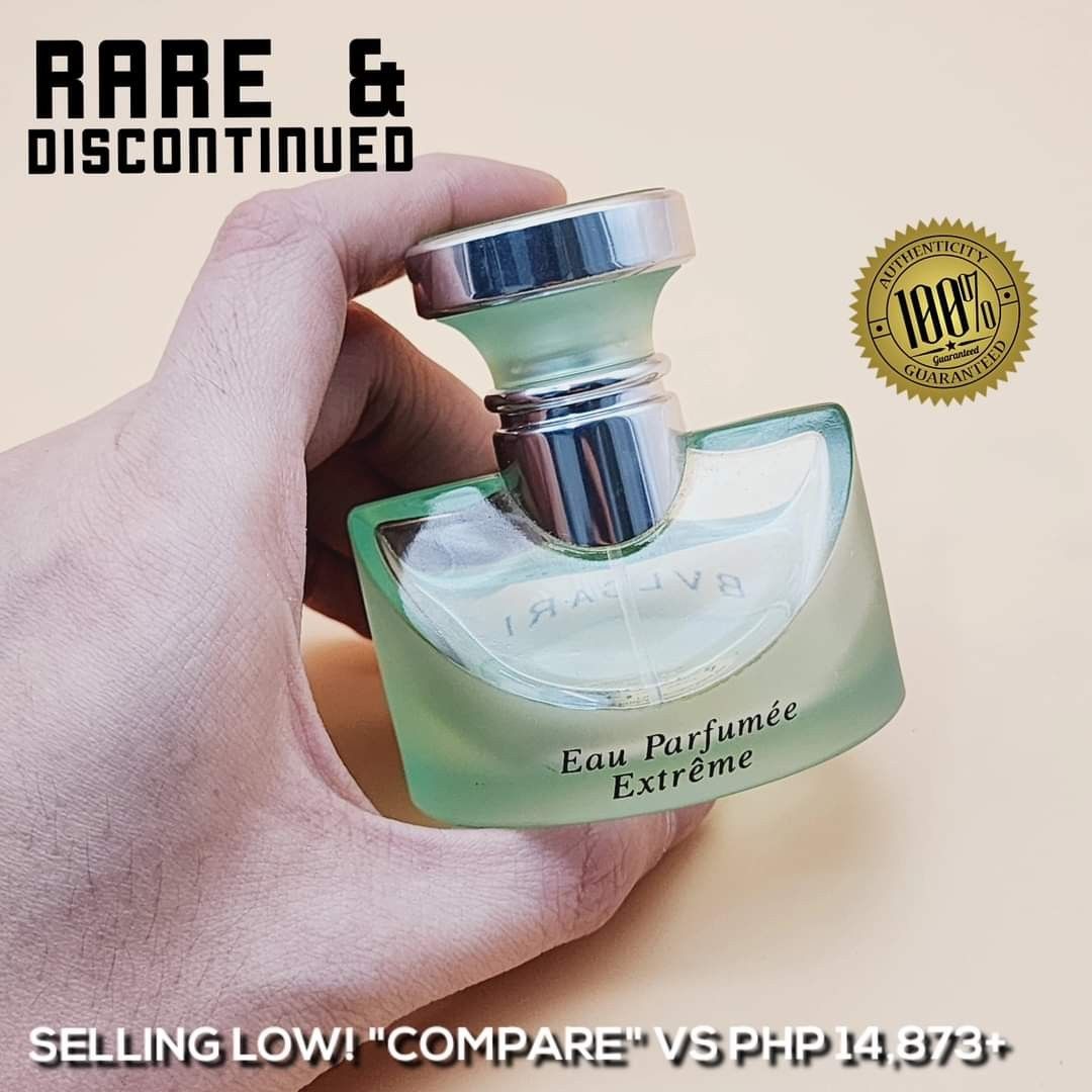 Authentic BVLGARI Eau Parfume Au The Vert Extreme 30ml Discontinued Vintage Rare with JAPAN Authenticity Seal Beauty Personal Care Fragrance Deodorants on Carousell