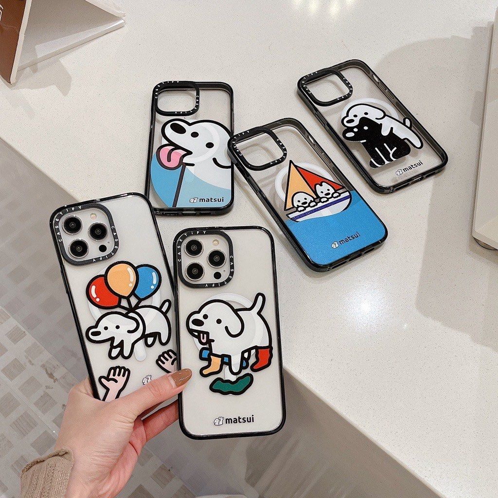 🔥 【Matsui dog】Casetify Magnetic absorption High Quality Acrylic