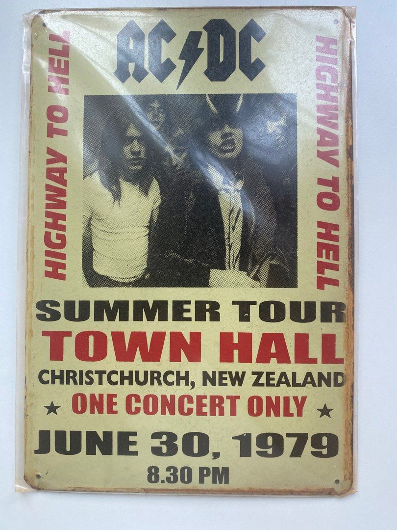 AC/DC Vintage Signage, Hobbies & Toys, Collectibles & Memorabilia ...