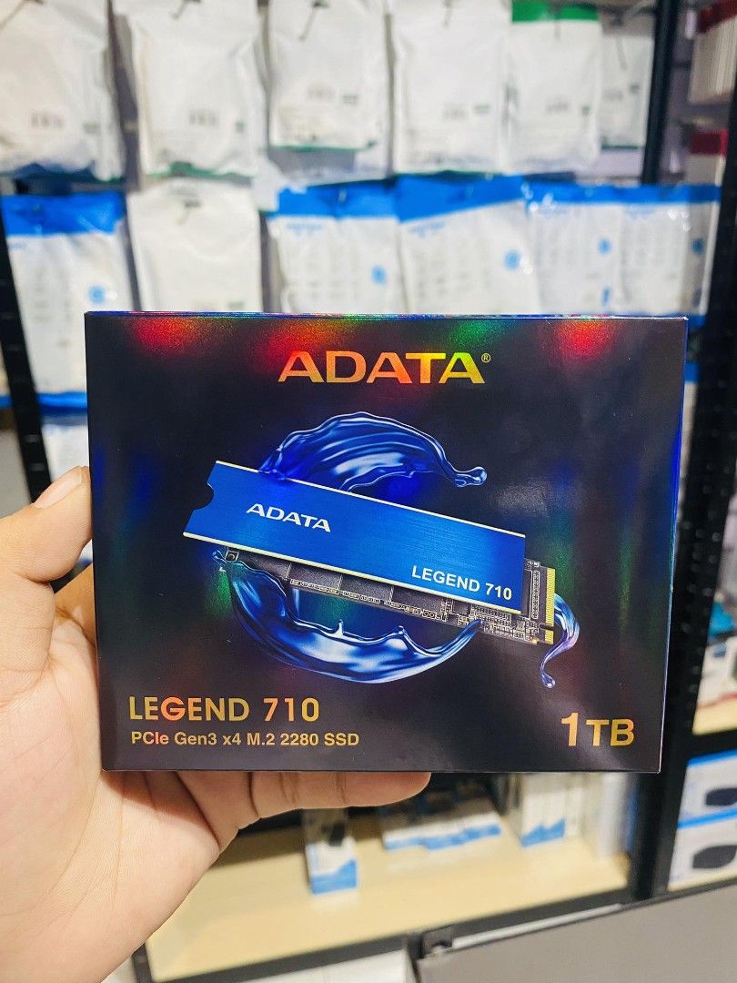 ADATA 1TB Legend 710 PCIe Gen3 x4 M.2 2280 SSD (Category: Hard Disks & Thumbdrives) located in Makati City. Submitted by techubstoreandaccessories (Listing ID 1289456825, Image 2). Description: ADATA 1TB Legend 710 PCIe Gen3 x4 M.2 2280 SSD Ready for Pick-Up / Same Day Delivery Via Lalamove‼️ DETAILS: ✅ Actual Picture Posted. ✅BRAND NEW, SEALED, & ORIGINAL. ✅7 Days Replacement for Factory Defects and 1year Limited Warranty. (Terms and conditions 