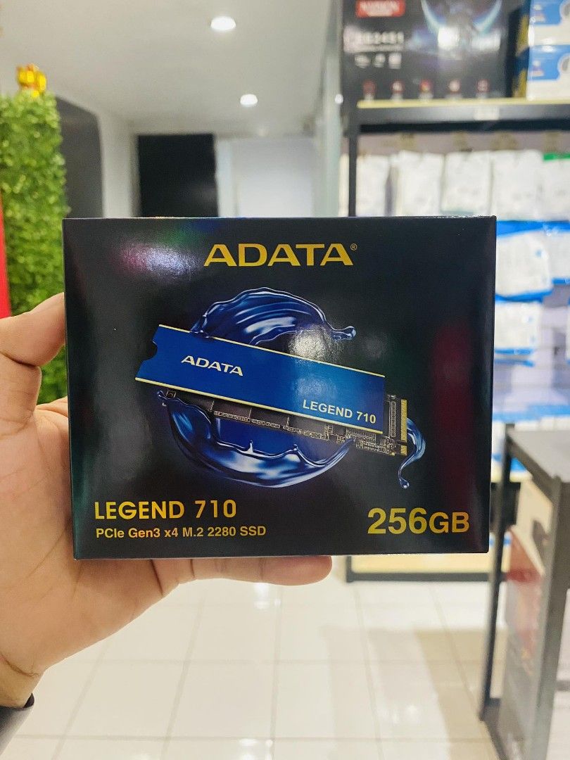 ADATA 256GB Legend 710 PCIe Gen3 x4 M.2 2280 SSD (Category: Hard Disks & Thumbdrives) located in Makati City. Submitted by techubstoreandaccessories (Listing ID 1289366693, Image 1). Description: ADATA 256GB Legend 710 PCIe Gen3 x4 M.2 2280 SSD Ready for Pick-Up / Same Day Delivery Via Lalamove‼️ DETAILS: ✅ Actual Picture Posted. ✅BRAND NEW, SEALED, & ORIGINAL. ✅7 Days Replacement for Factory Defects and 1year Limited Warranty. (Terms and conditi