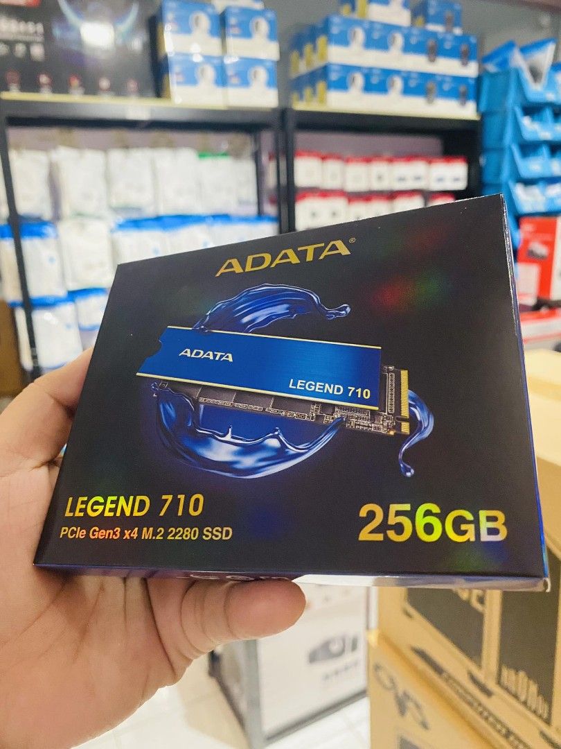 ADATA 256GB Legend 710 PCIe Gen3 x4 M.2 2280 SSD (Category: Hard Disks & Thumbdrives) located in Makati City. Submitted by techubstoreandaccessories (Listing ID 1289366693, Image 3). Description: ADATA 256GB Legend 710 PCIe Gen3 x4 M.2 2280 SSD Ready for Pick-Up / Same Day Delivery Via Lalamove‼️ DETAILS: ✅ Actual Picture Posted. ✅BRAND NEW, SEALED, & ORIGINAL. ✅7 Days Replacement for Factory Defects and 1year Limited Warranty. (Terms and conditi