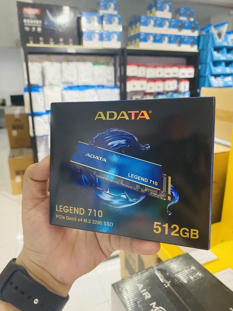 ADATA 512GB Legend 710 PCIe Gen3 x4 M.2 2280 SSD (Category: Hard Disks & Thumbdrives) located in Makati City. Submitted by techubstoreandaccessories (Listing ID 1289322996, Image 1). Description: ADATA 512GB Legend 710 PCIe Gen3 x4 M.2 2280 SSD Ready for Pick-Up / Same Day Delivery Via Lalamove‼️ DETAILS: ✅ Actual Picture Posted. ✅BRAND NEW, SEALED, & ORIGINAL. ✅7 Days Replacement for Factory Defects and 1year Limited Warranty. (Terms and conditi