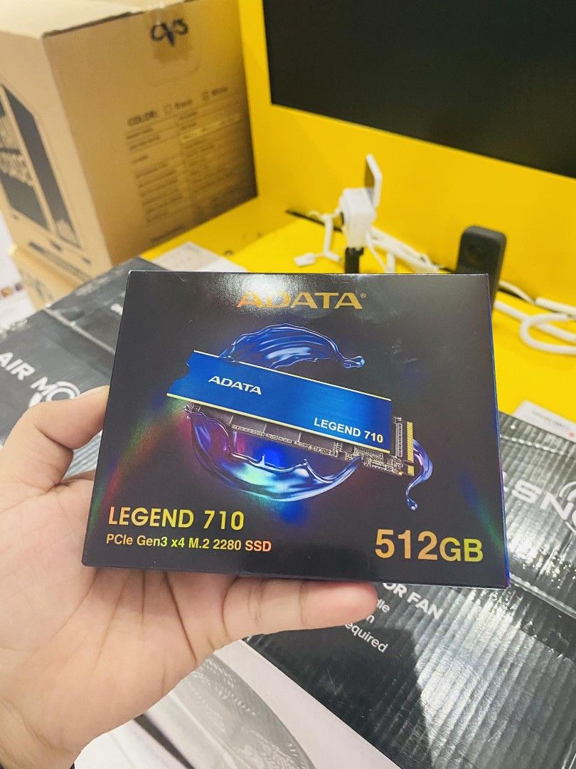 ADATA 512GB Legend 710 PCIe Gen3 x4 M.2 2280 SSD (Category: Hard Disks & Thumbdrives) located in Makati City. Submitted by techubstoreandaccessories (Listing ID 1289322996, Image 2). Description: ADATA 512GB Legend 710 PCIe Gen3 x4 M.2 2280 SSD Ready for Pick-Up / Same Day Delivery Via Lalamove‼️ DETAILS: ✅ Actual Picture Posted. ✅BRAND NEW, SEALED, & ORIGINAL. ✅7 Days Replacement for Factory Defects and 1year Limited Warranty. (Terms and conditi