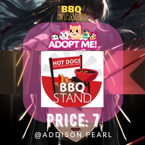 ADOPT ME BBQ STAND, Video Gaming, Video Games, Others on Carousell