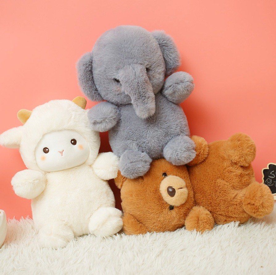 Animal Plush Toys Animal Stuffed Toy Elephant Sheep Teddy Bear