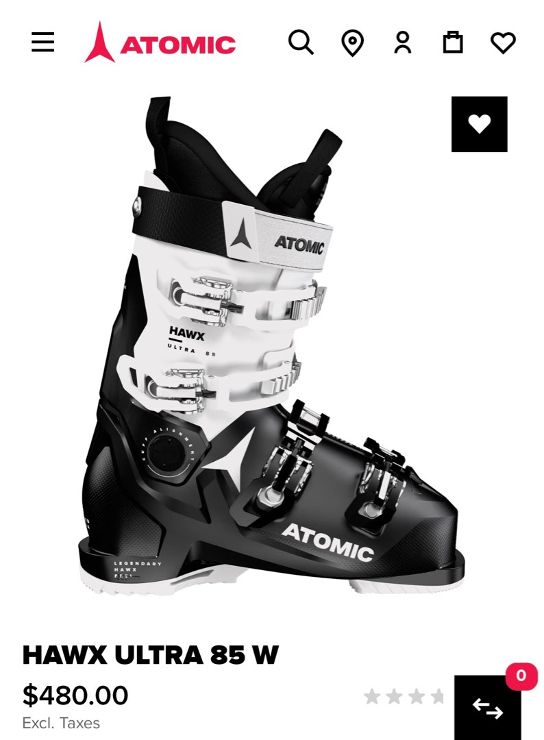 Atomic Hawx Ultra 85 Ski Boots Sports Equipment Other Sports