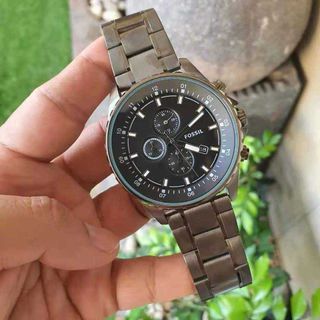 Hybrid smartwatch garrett deals dark green leather