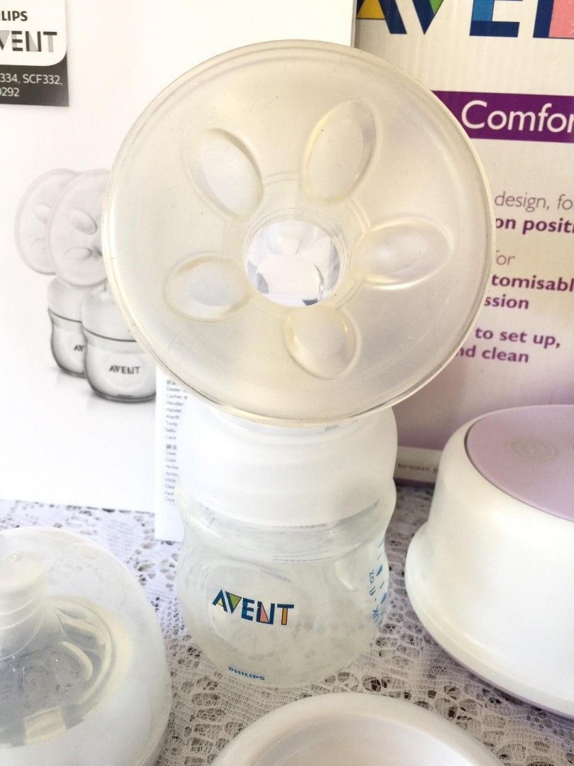 Avent comfort single electric breast pump (Category: Breastfeeding & Bottle Feeding) located in Tuguegarao City. Submitted by kikay.store.ph30 (Listing ID 1289378662, Image 2). Description: brand new never use open box to take photos 25 mm flange size MOD : JNT - LBC - BUS SHIPPING MOP : GCASH - BANK TRANSFER SHOPE CHECK OUT ✅ LIMIT YOUR EXPECTATIONS 🙏 SEE EACH PHOTO FOR REFERENCE ☺️.