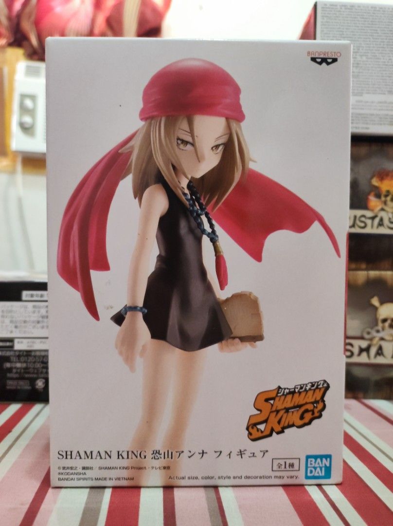 BANDAI SHAMAN KING SET (Category: Figurines & Statues) located in Pasig City. Submitted by cuadromichael (Listing ID 1289366855, Image 2). Description: ‼️‼️ FOR SALE ‼️‼️ ANNA - 550 HAO - 550 MOP: GCASH/ BPI MOD: LALAMOVE/ LBC LOC: ISMAR KALAWAAN PASIG LEGIT CHECK: YES TO UNLI-VOUCH PAGE: Haki Toys Shop N' Kolek.