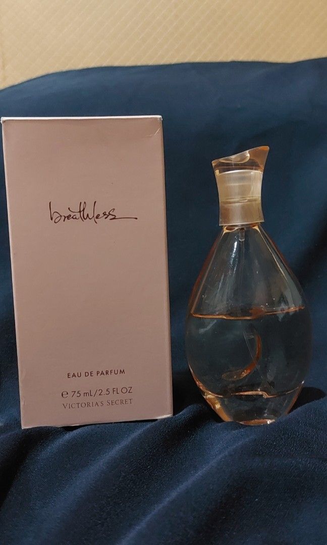 Breathless by Victoria Secret (Category: Fragrance & Deodorants) located in Manila. Submitted by dig76 (Listing ID 1289394926, Image 2). Description: authentic half full perfume decluttering.