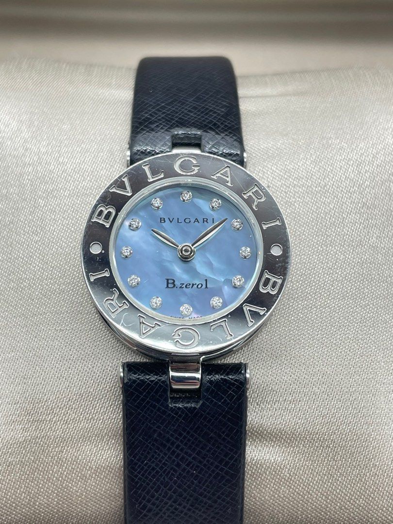 BVLGARI B Zero BZ22S Diamond Mother Of Pearl Dial 22mm Quartz