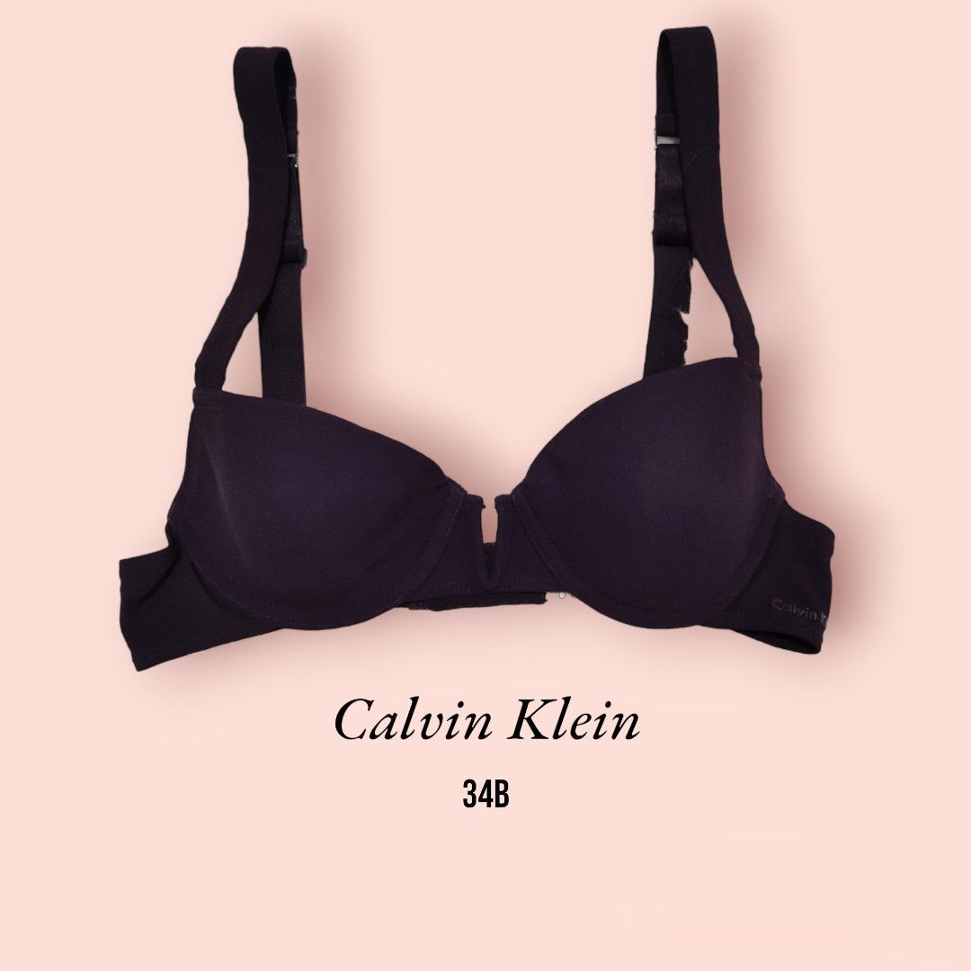 Calvin Klein Push Up Bra 34B, Women's Fashion, Undergarments & Loungewear  on Carousell