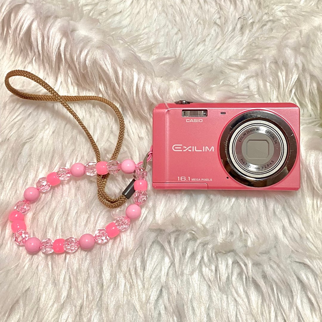 Casio Exilim EX-Z28 Pink Rare Digicam Digital Camera, Photography