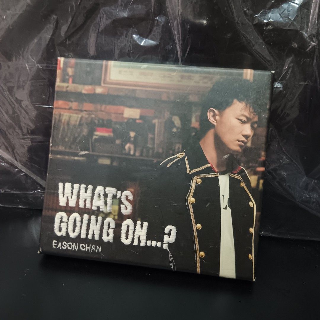 CD 陳奕迅Eason chan what's what going on 第一版dvd 碟無花及輕花