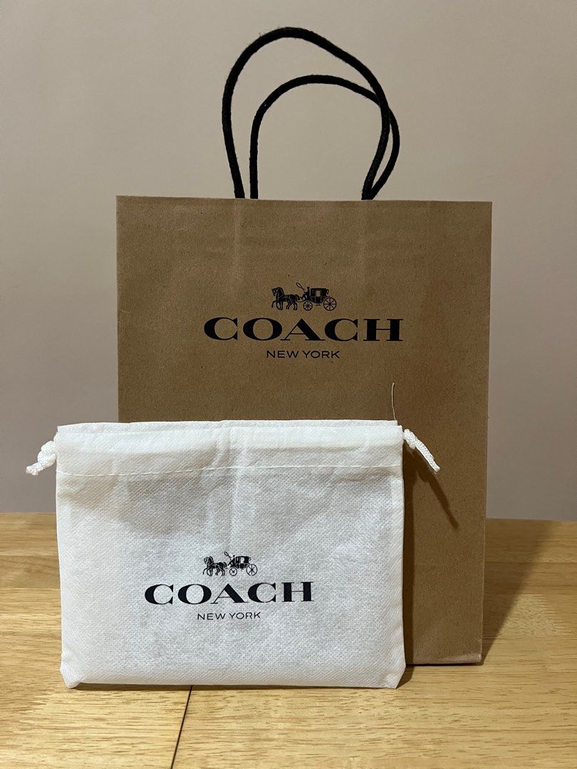 即日発送 袋 COACH 袋 不織布 ショップ袋 文房具・事務用品