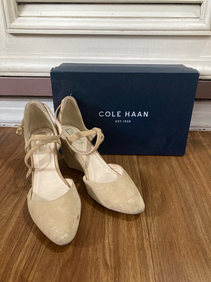 Cole haan suede wedge shop