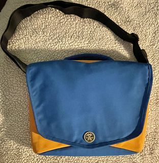 Crumpler "The Skivvy (S)" laptop / messenger / shoulder bag - blue orange green