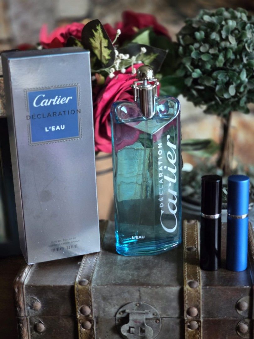 Decant Cartier Declaration L eau for Him Beauty Personal Care Fragrance Deodorants on Carousell