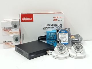 DIY CCTV Package 2pcs Camera 1080P HD