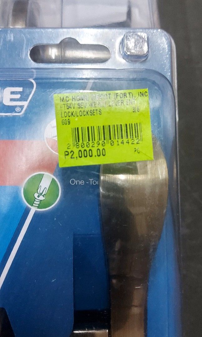 Door Knob Schlage Lever type (Category: Locks, Doors & Gates) located in Quezon City. Submitted by 3rdiy (Listing ID 1289361938, Image 3). Description: Brandnew Door Knob Schlage Lever type Payment via GCash Lalamove/Grab Delivery fee charged to buyer.
